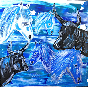 Camargue Bleue by Rogere