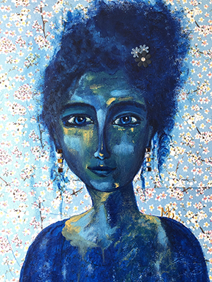 La Fille en bleu by Michelle TANNOUS