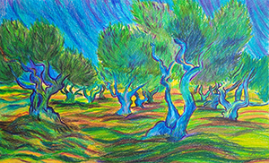 Oliviers a la Vincent by Lara
