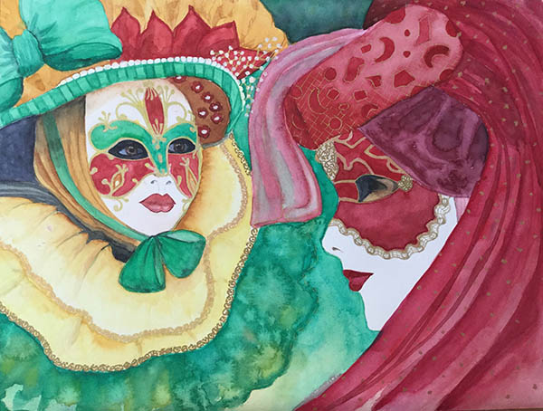 Carnaval de Venise by Anne Pampuzac
