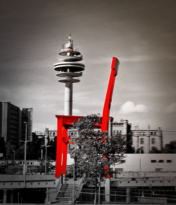 Contraste urbain by Marie Dubois