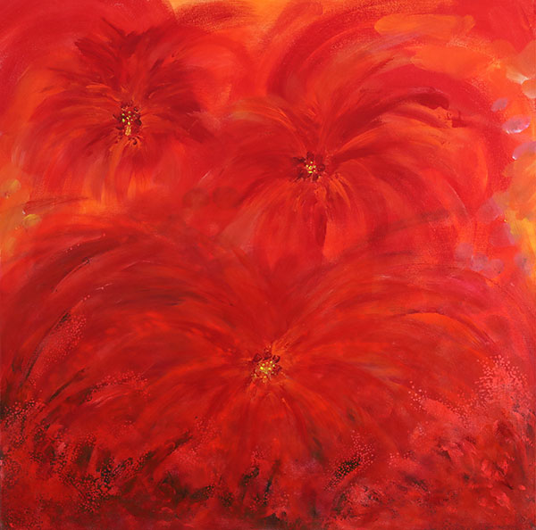 Fleurs de braise by Monique Kawka