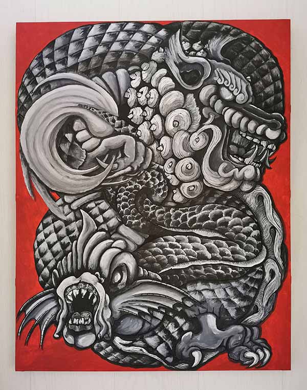 Le dragon et Le poisson by elodie Nebulot