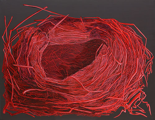 Nid rouge N9 by Fabienne Houze Ricard