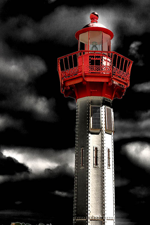 Phare de Saint Vaast la Hougue Manche by Pierre Yves Rospabe