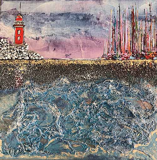 Phare rouge by Laurence Corchia