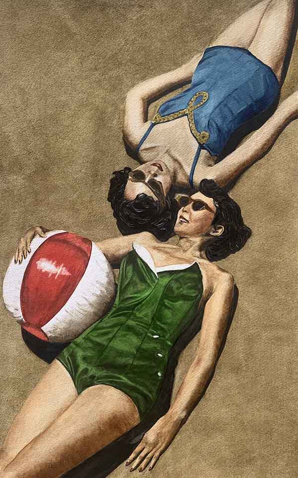 À la plage by Cécile CHAPPAT