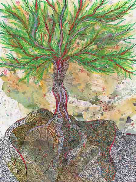 Arbre de vie by Valerie Pereira