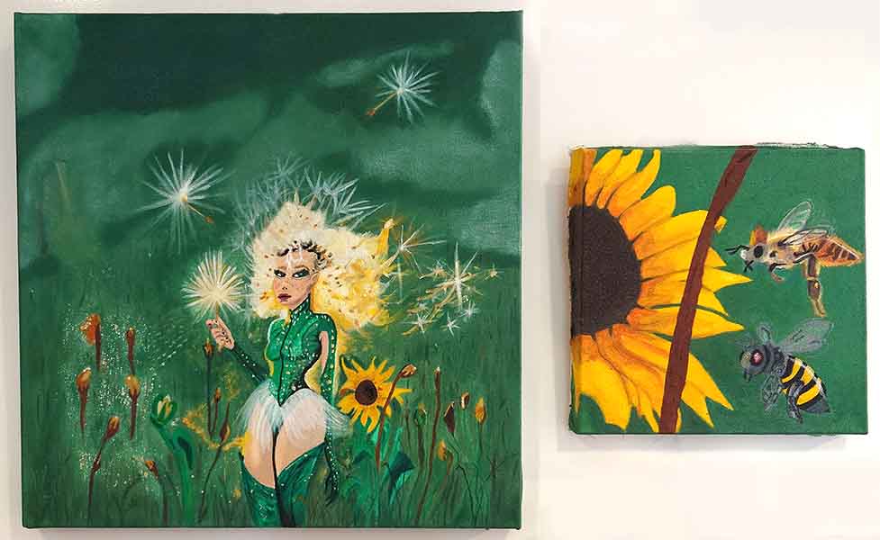 La Femme pissenlit by Cedric Beniassa DEMDRISS