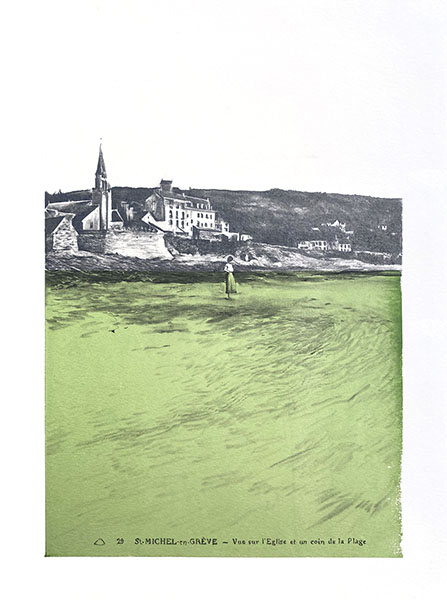 Marée verte - Saint Michel en Grève by Camille Cathudal