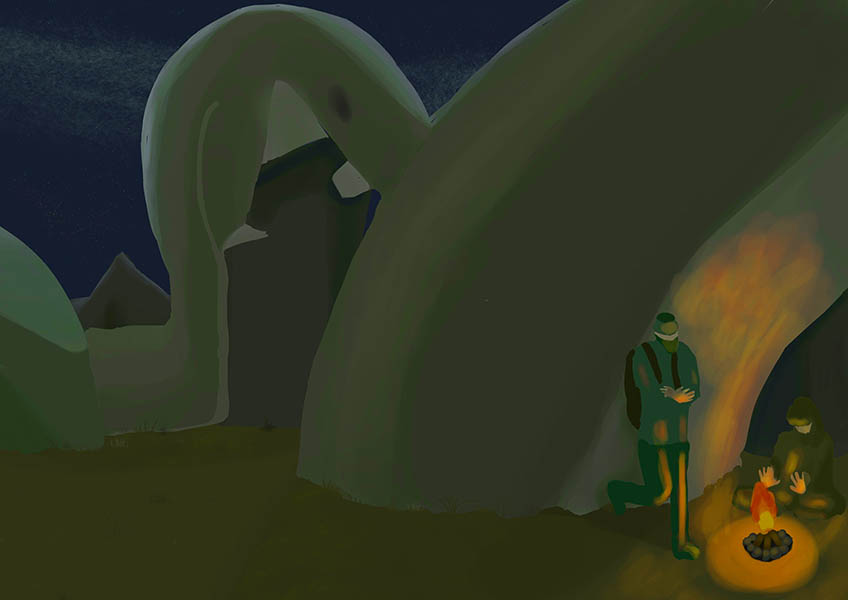 Ruine de la guerre du serpent by Yubels