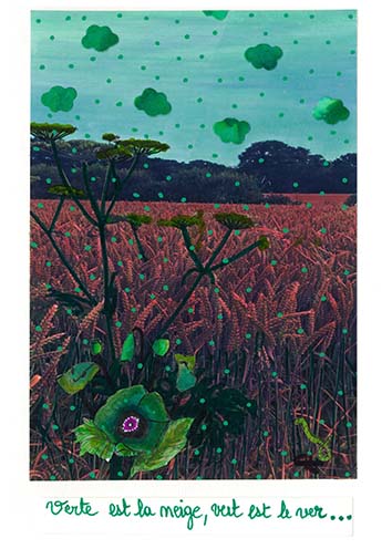 Verte est la neige, vert est le ver by Catherine Treignier