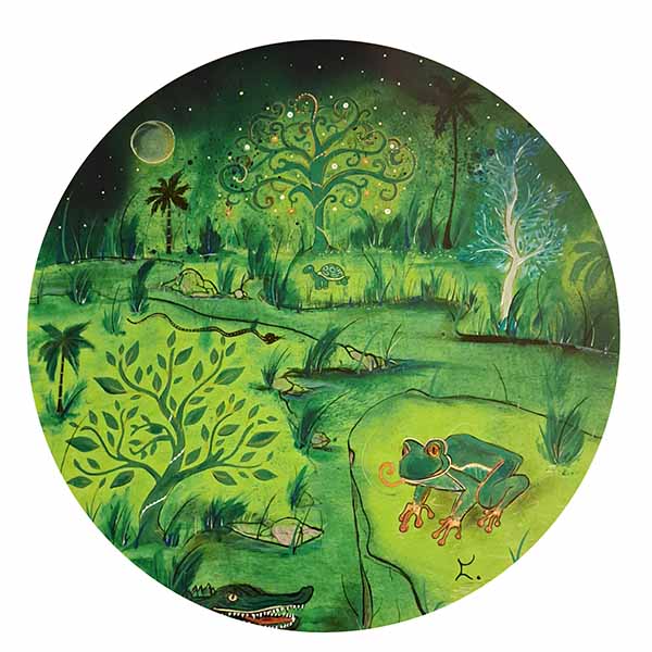 Vert reptilien by Cloé Lehain