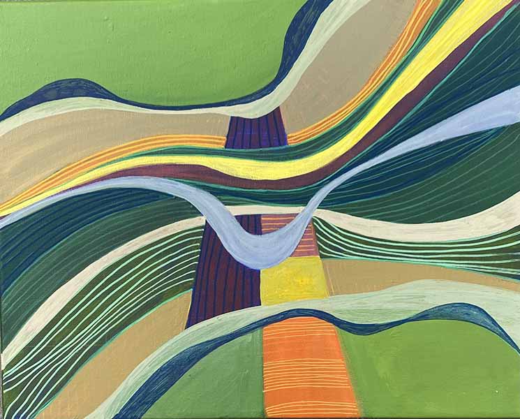 Vue aérienne by Chantal Riguelle