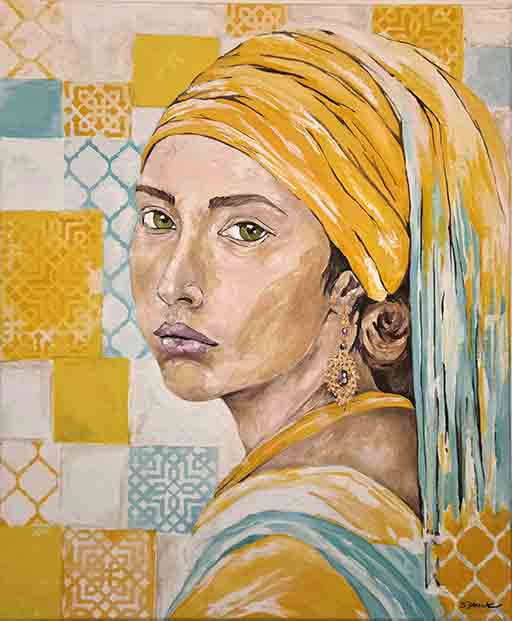 Jeune fille au turban by Sebastien DAULIAC