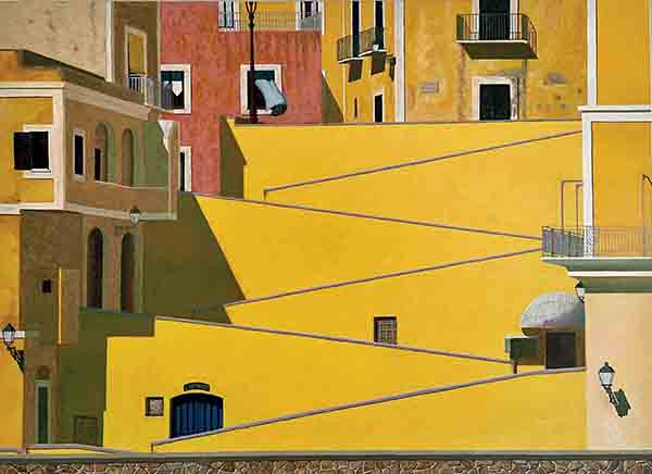 La grande rampe d'accès au port romain by Yves Marhic