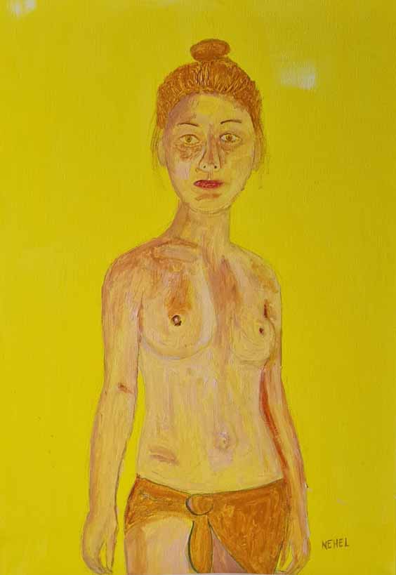 Nu doré by Dominique Le Hen