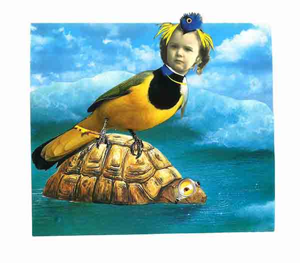 Suzette sur le dos du monde by JeannedArt